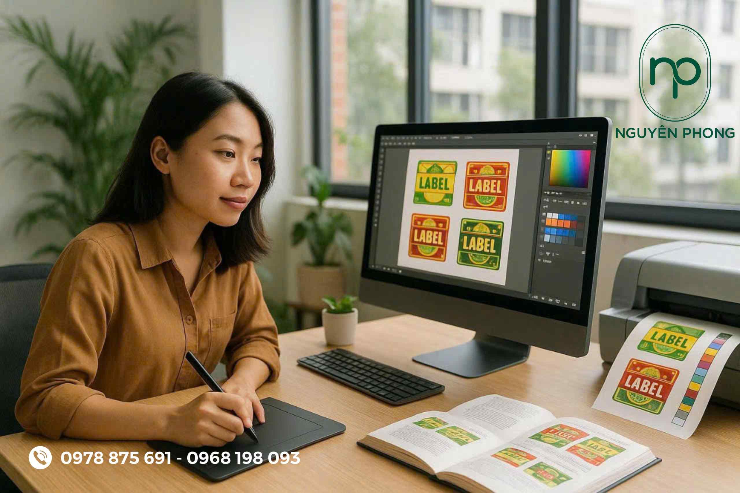 Quy trình in ấn và gia công Nguyên Phong